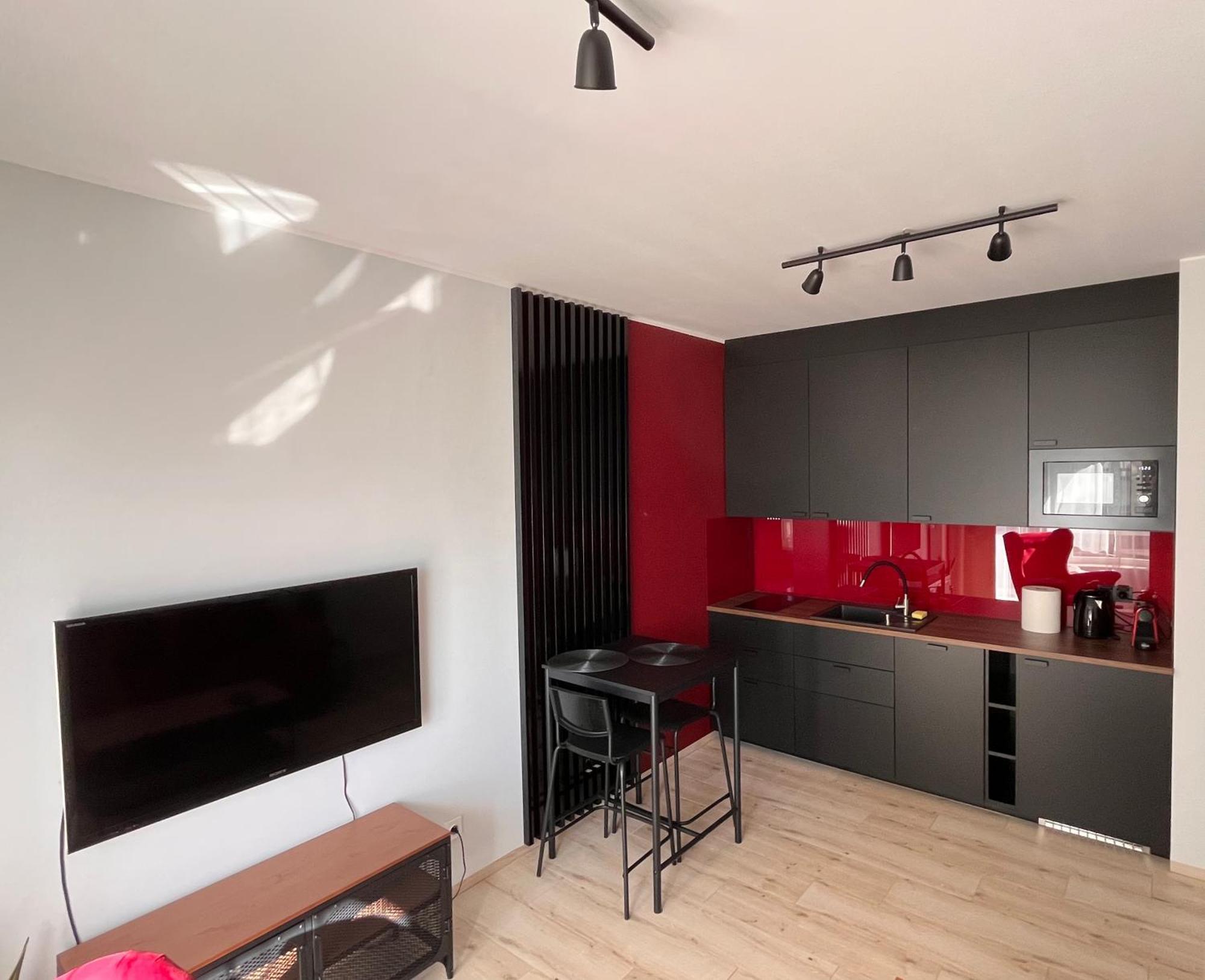 New Apartment Mona Warsaw Red Exterior photo
